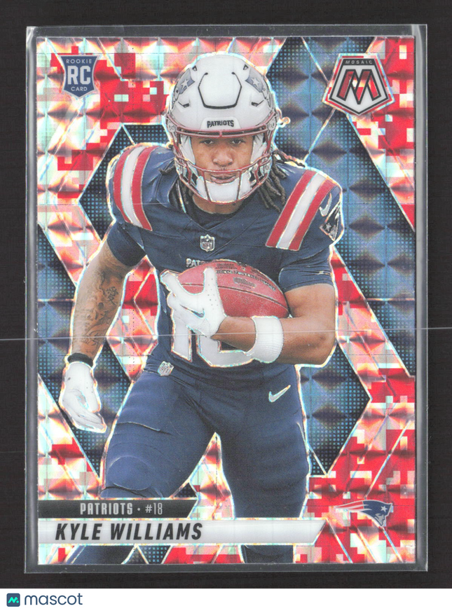 2025 Panini Mosaic Football Kyle Williams #353 Red RC