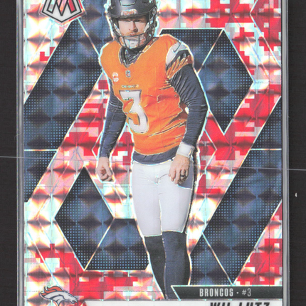 2025 Panini Mosaic Wil Lutz #151 Red