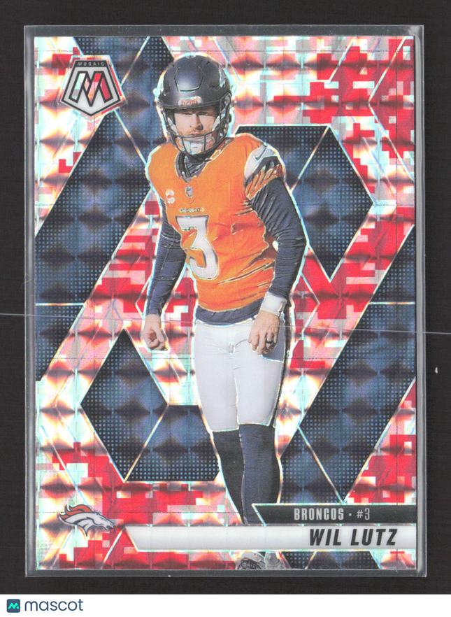 2025 Panini Mosaic Wil Lutz #151 Red