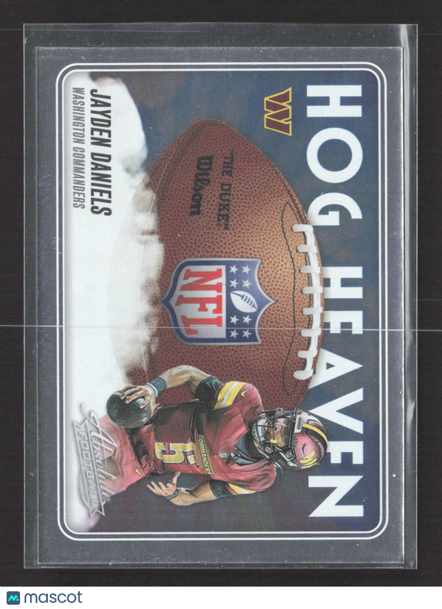 2025 Panini Absolute Football Hog Heaven Jayden Daniels #HH-JDS