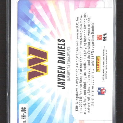 2025 Panini Absolute Football Hog Heaven Jayden Daniels #HH-JDS