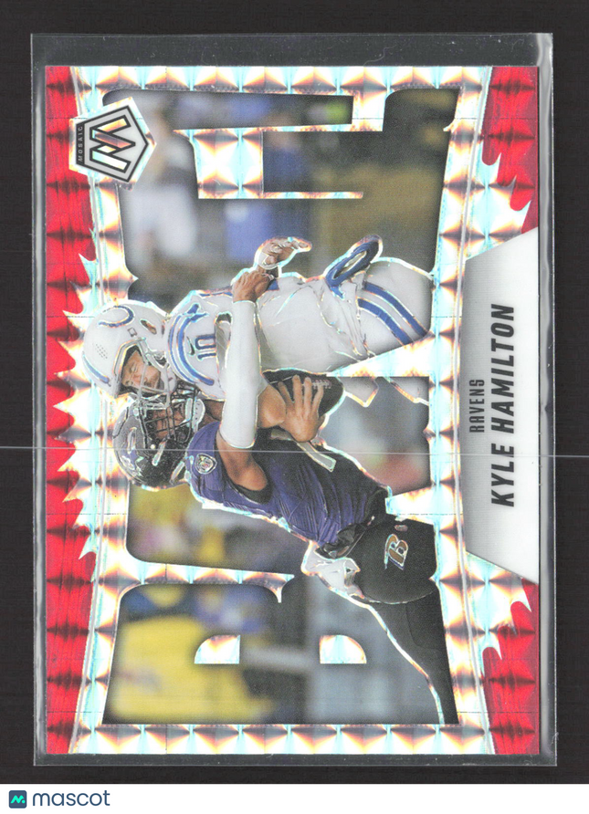 2025 Panini Mosaic Football Kyle Hamilton #10 Red Prizm