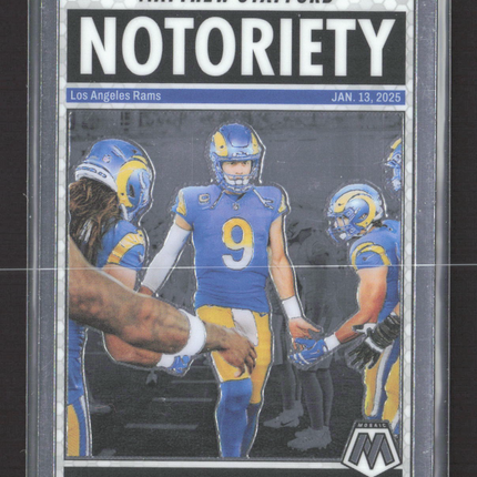2025 Panini Mosaic Notoriety Matthew Stafford #7