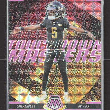 2025 Panini Mosaic Touchdown Masters Jayden Daniels #7 Pink