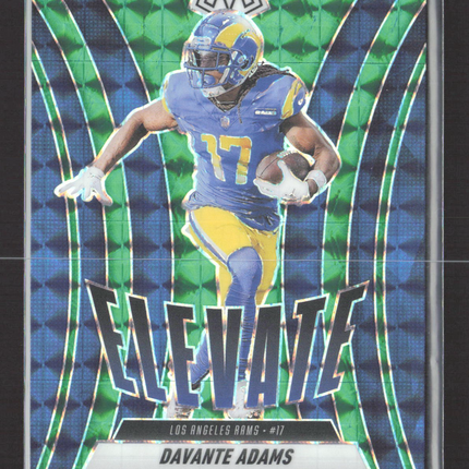 2025 Panini Mosaic Football Elevate Davante Adams #17 Green
