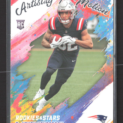2025 Panini Rookies & Stars Artistry In Motion TreVeyon Henderson #14 RC