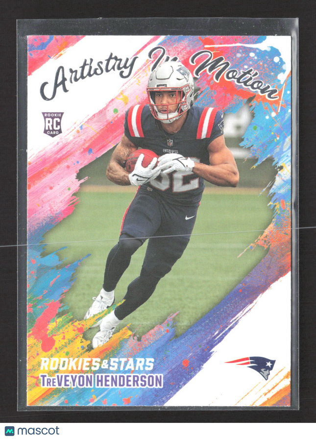 2025 Panini Rookies & Stars Artistry In Motion TreVeyon Henderson #14 RC
