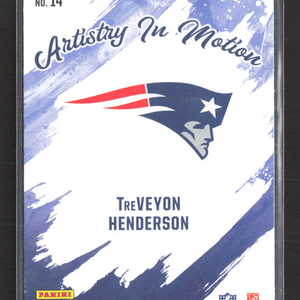 2025 Panini Rookies & Stars Artistry In Motion TreVeyon Henderson #14 RC
