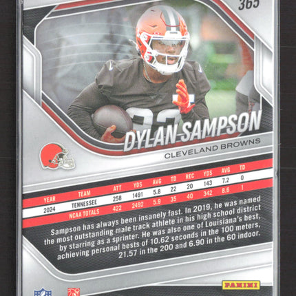 2025 Panini Prizm Dylan Sampson #365 RC