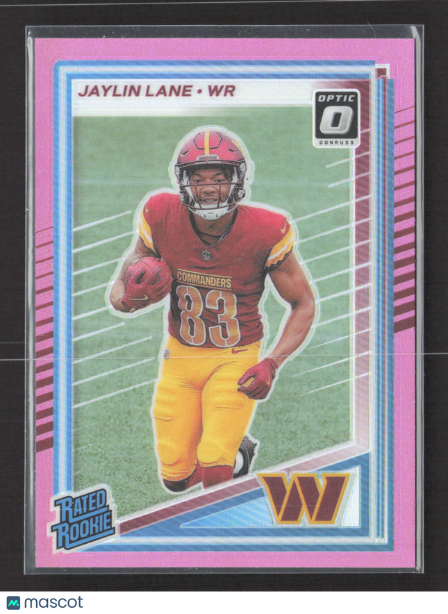 2025 Panini Donruss Optic Jaylin Lane #335 Pink