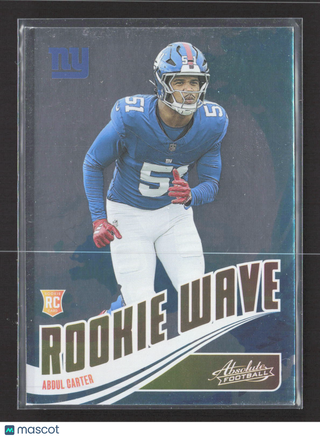 2025 Panini Absolute Football Rookie Wave Abdul Carter #RW-ACR RC