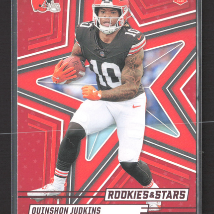 2025 Panini Rookies & Stars Quinshon Judkins #171 Red RC