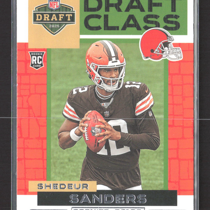 2025 Panini Rookies & Stars Draft Class Shedeur Sanders #19 RC