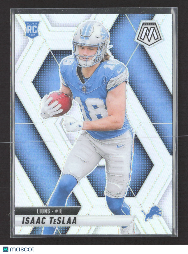 2025 Panini Mosaic Isaac TeSlaa #319 RC silver