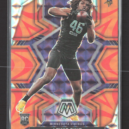 2022 Panini Mosaic Lewis Cine #379 Orange Prizm RC