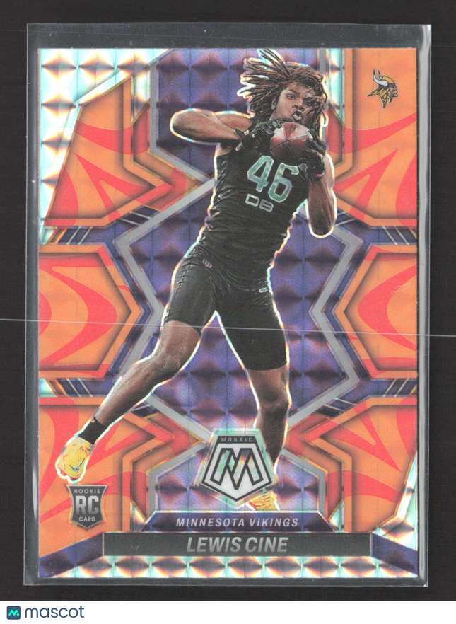 2022 Panini Mosaic Lewis Cine #379 Orange Prizm RC