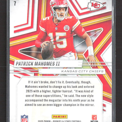 2025 Panini Rookies & Stars Patrick Mahomes II #7