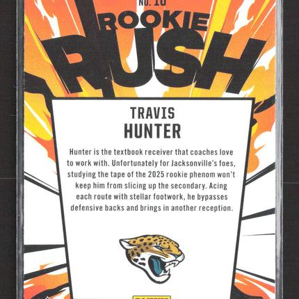 2025 Panini Rookies & Stars Rookie Rush Travis Hunter #10 RC