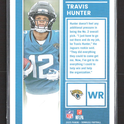 2025 Panini Donruss Football The Rookies Travis Hunter #3