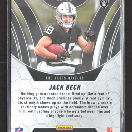 2025 Panini Mosaic Football Elevate Jack Bech #11 RC
