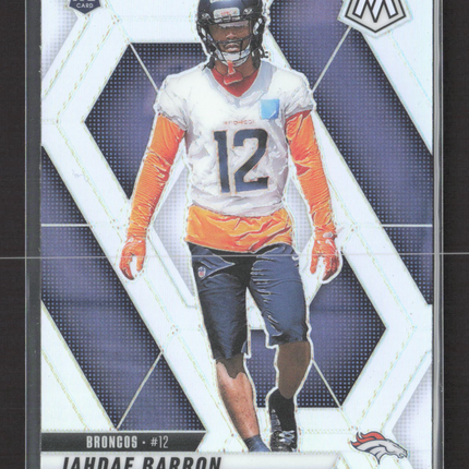 2025 Panini Mosaic Jahdae Barron #361 RC silver