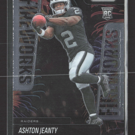 2025 Panini Prizm Fireworks Ashton Jeanty #10 RC