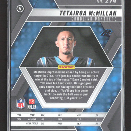 2025 Panini Mosaic Tetairoa McMillan #274 RC