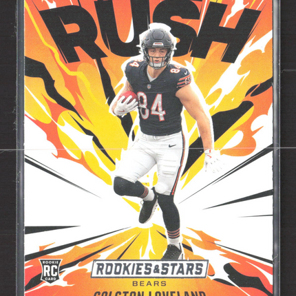 2025 Panini Rookies & Stars Rookie Rush Colston Loveland #4 RC
