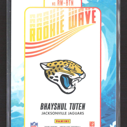 2025 Panini Absolute Football Rookie Wave Bhayshul Tuten #RW-BTN RC