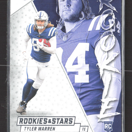2025 Panini Rookies & Stars Football Tyler Warren #29 RC