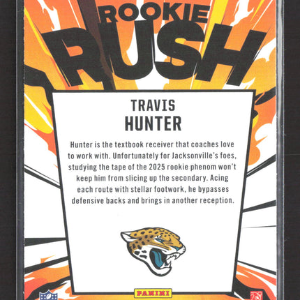 2025 Panini Rookies & Stars Rookie Rush Travis Hunter #10 RC