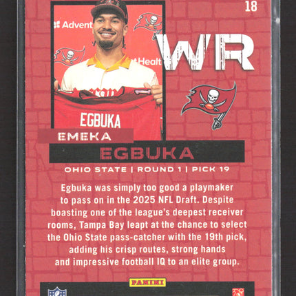 2025 Panini Rookies & Stars Draft Class Emeka Egbuka #18 RC