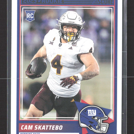 2025 Panini Score Cam Skattebo #1 RC