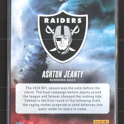 2025 Panini Absolute Football By Storm Ashton Jeanty #1 RC /