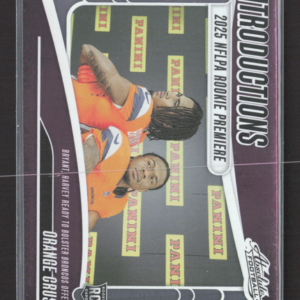 2025 Panini Absolute Football Pat Bryant RJ Harvey #I-PBT Orange Crush RC