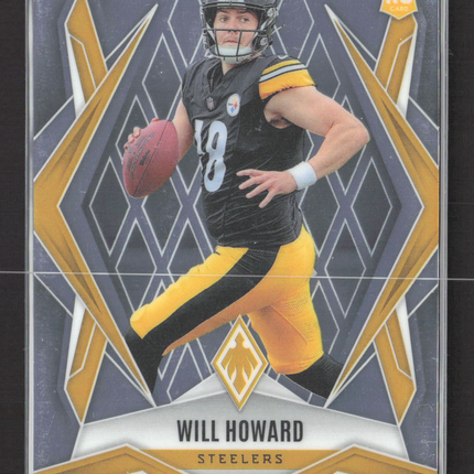 2025 Panini Phoenix Football Will Howard #165 RC