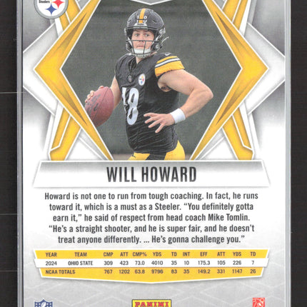 2025 Panini Phoenix Football Will Howard #165 RC
