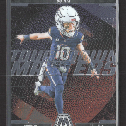 2025 Panini Mosaic Touchdown Masters Bo Nix #1