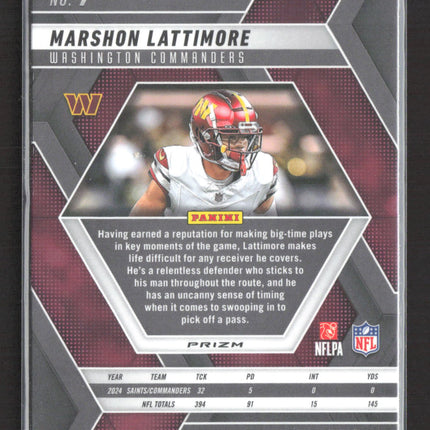 2025 Panini Mosaic Prizm Marshon Lattimore #7