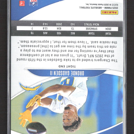 2025 Panini Absolute Football Oronde Gadsden II #167
