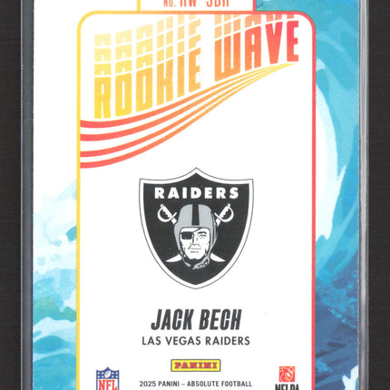 2025 Panini Absolute Football Rookie Wave Jack Bech #RW-JBH RC