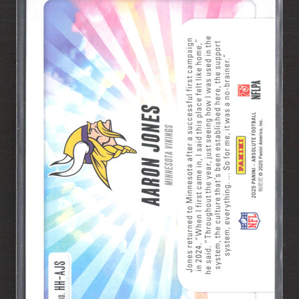 2025 Panini Absolute Hog Heaven Aaron Jones #HH-AJS