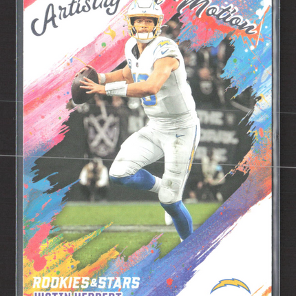 2025 Panini Rookies & Stars Artistry In Motion Justin Herbert #11