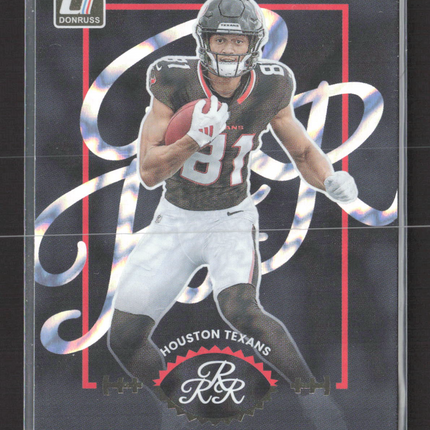 2025 Panini Donruss Rated Rookies Retro Jayden Higgins #8 Holo