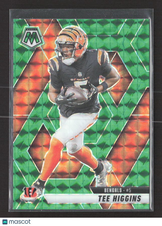 2025 Panini Mosaic Prizm Tee Higgins #246 Green