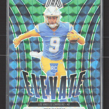 2025 Panini Mosaic Elevate Tre Harris #10 Green RC