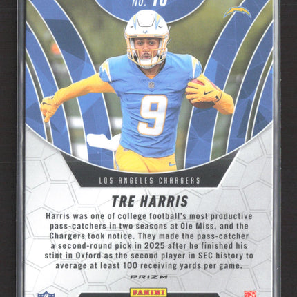 2025 Panini Mosaic Elevate Tre Harris #10 Green RC