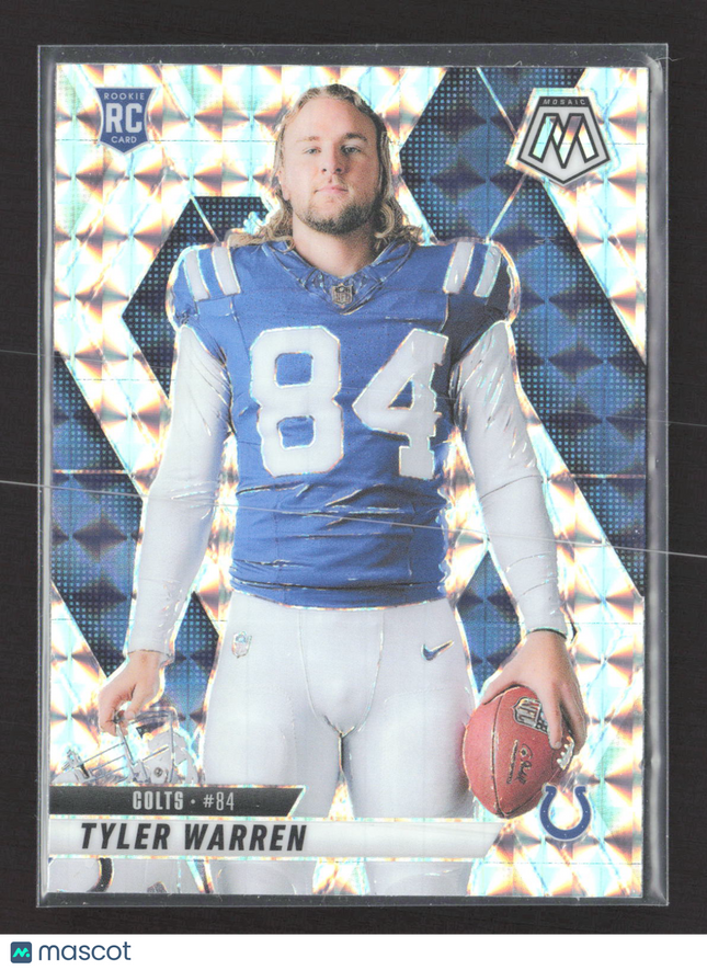 2025 Panini Mosaic Tyler Warren #281 Silver RC