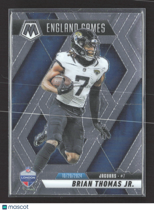 2025 Panini Mosaic Brian Thomas Jr. #256 Silver Prizm