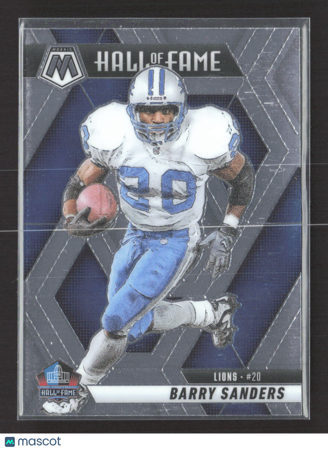 2025 Panini Mosaic Hall of Fame Barry Sanders #291